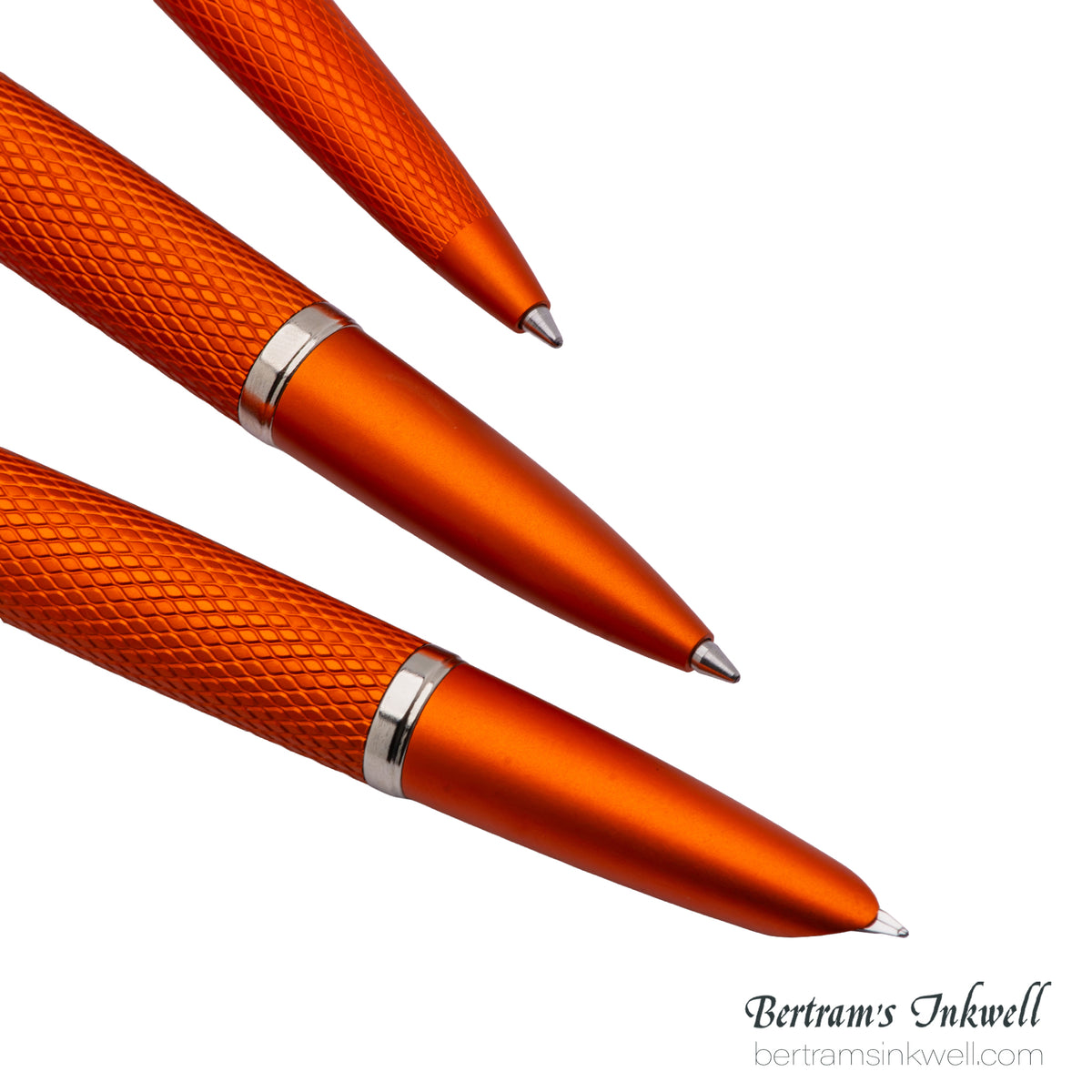 Diplomat Viper Orange Guilloche Rollerball