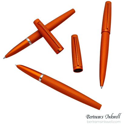 Diplomat Viper Orange Guilloche Rollerball
