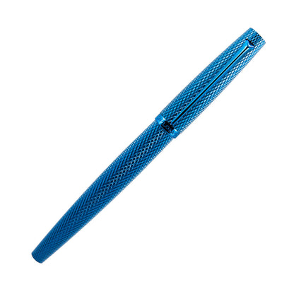 Diplomat Viper Blue Guilloche Fountain Pen