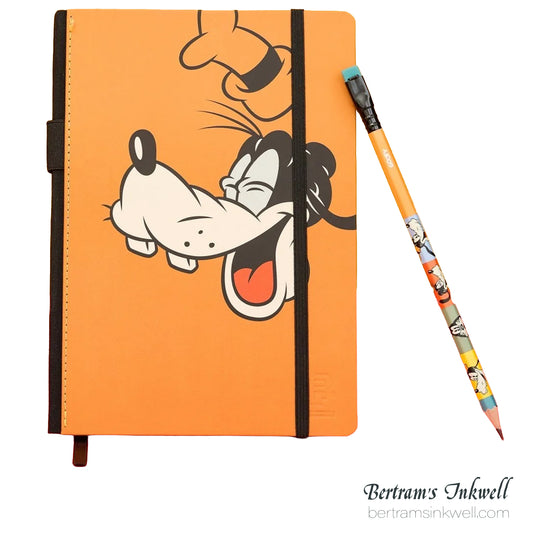 Disney "Mickey And Friends" Notebook And Pencil - Goofy And Pluto