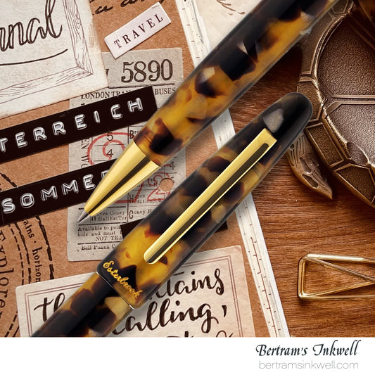 Esterbrook Estie Tortoise Gold Trim Ballpoint