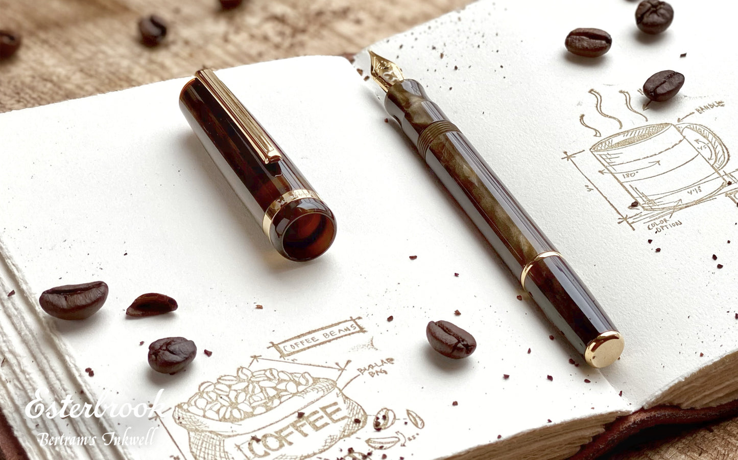 Esterbrook JR Pocket Pumpkin Latte Fountain Pen