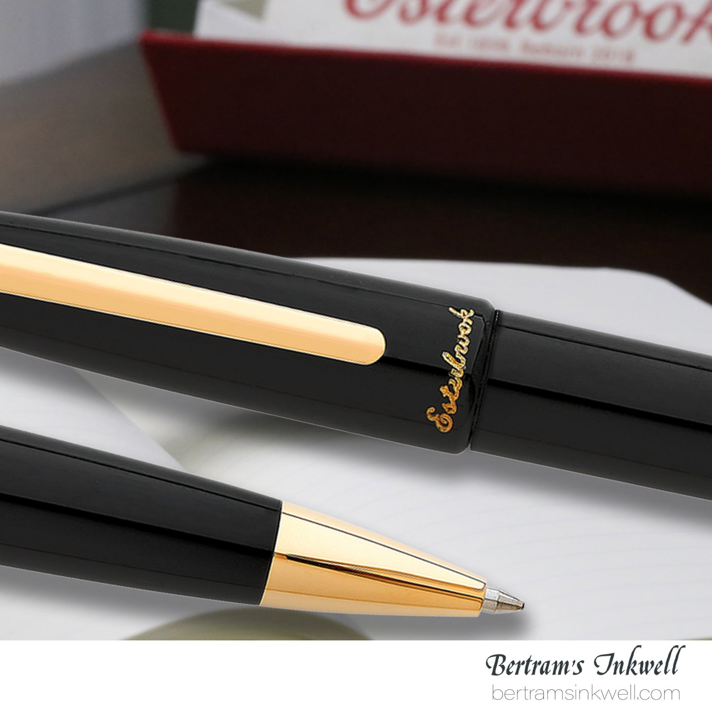 Esterbrook Estie Ebony Gold Trim Ballpoint