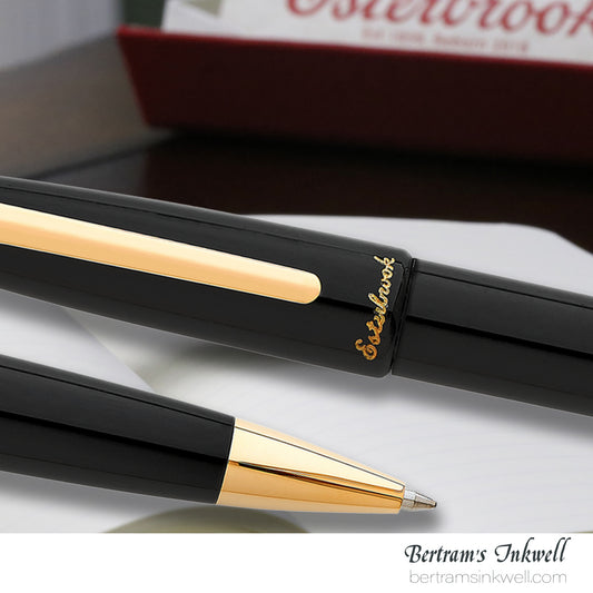 Esterbrook Estie Ebony Gold Trim Ballpoint