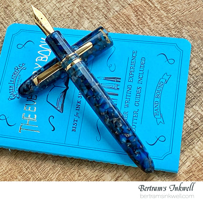 Esterbrook Estie Nouveau Bleu Regular Size Gold Trim Fountain Pen