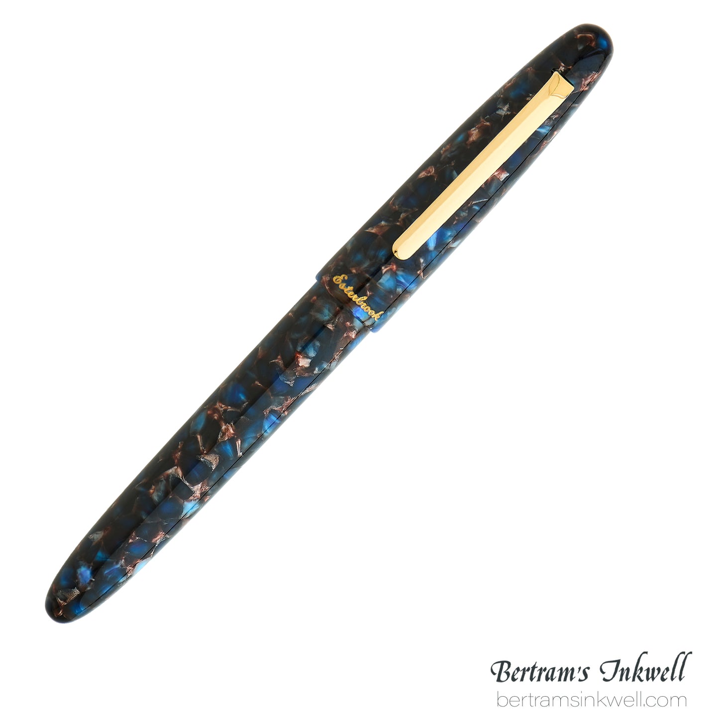 Esterbrook Estie Nouveau Bleu Regular Size Gold Trim Fountain Pen