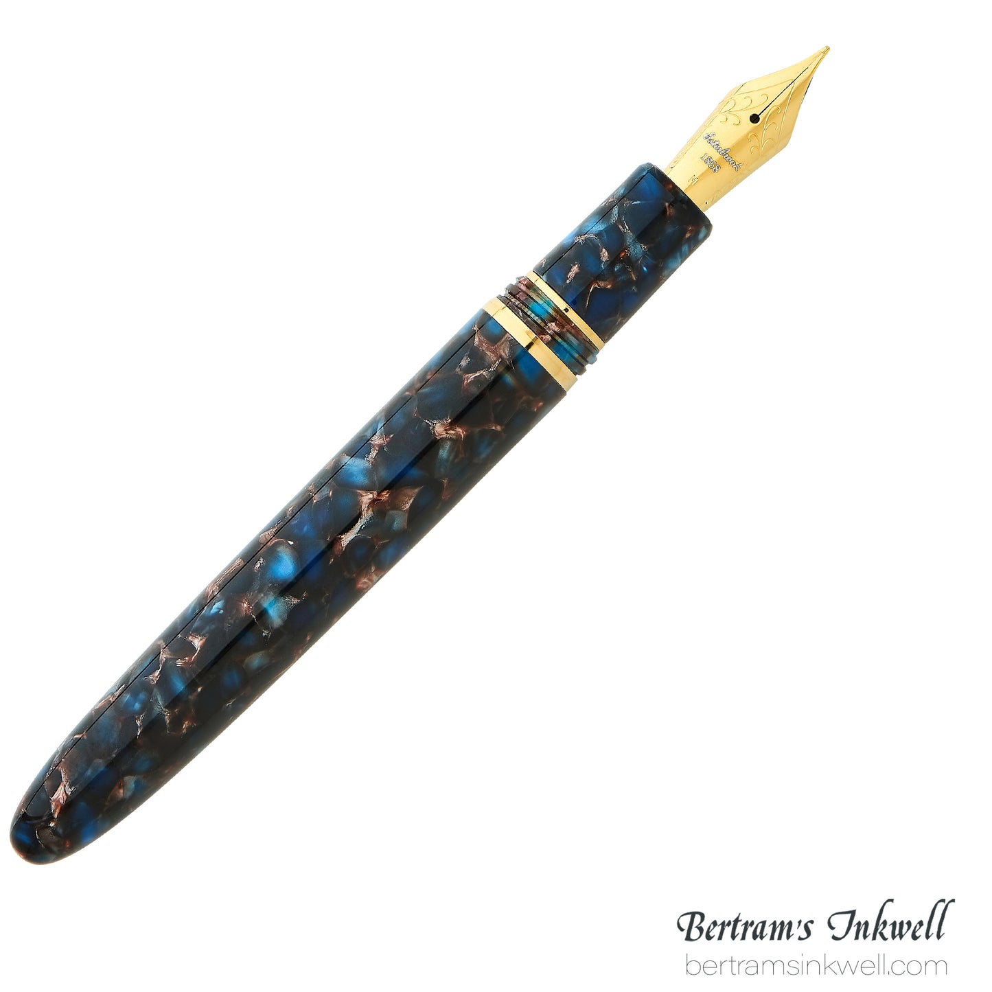 Esterbrook Estie Nouveau Bleu Regular Size Gold Trim Fountain Pen