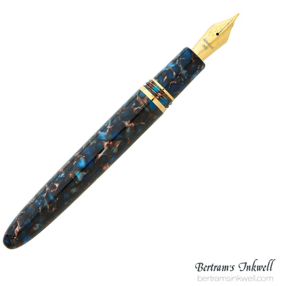 Esterbrook Estie Nouveau Bleu Regular Size Gold Trim Fountain Pen