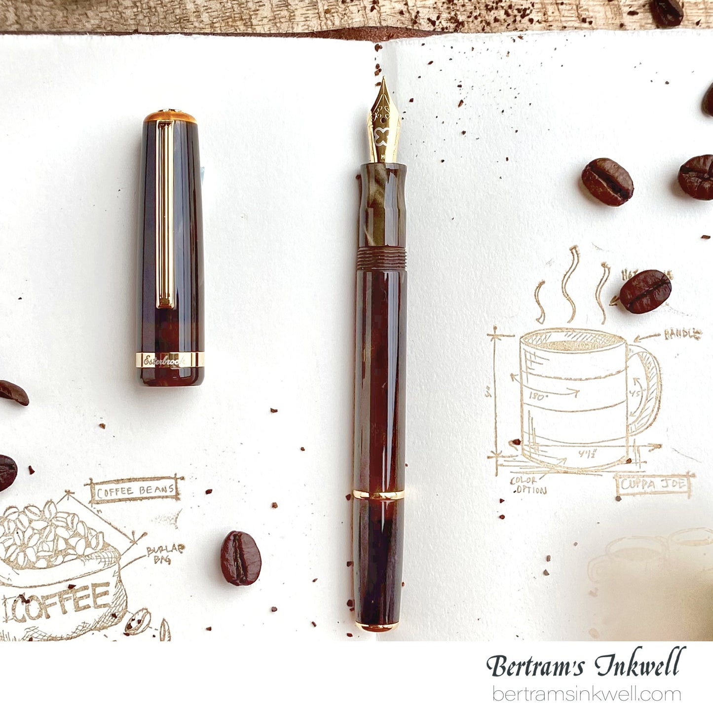 Esterbrook JR Pocket Pumpkin Latte Fountain Pen