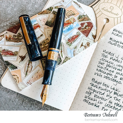 Esterbrook Model J Chatoyant Acrylic Capri Blue Fountain Pen