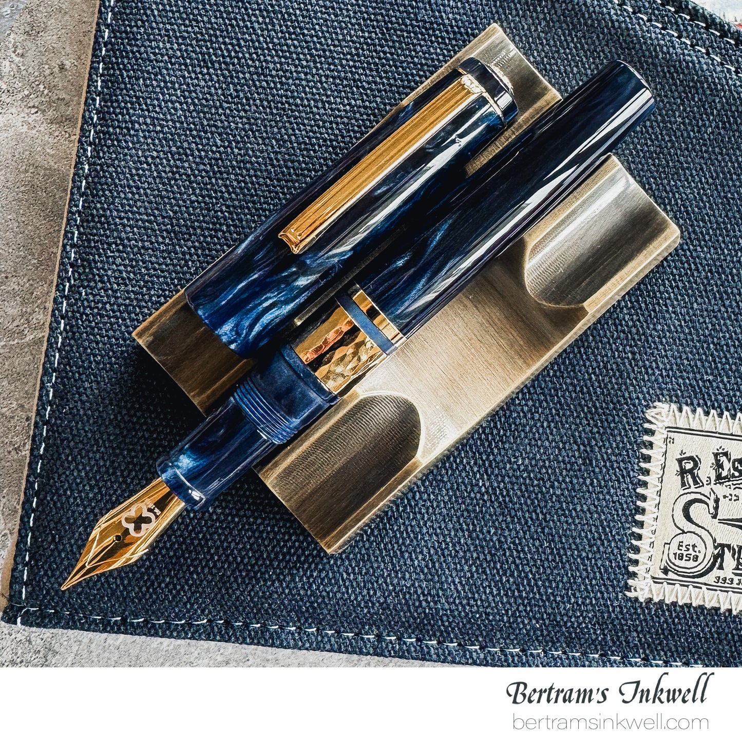 Esterbrook Model J Chatoyant Acrylic Capri Blue Fountain Pen