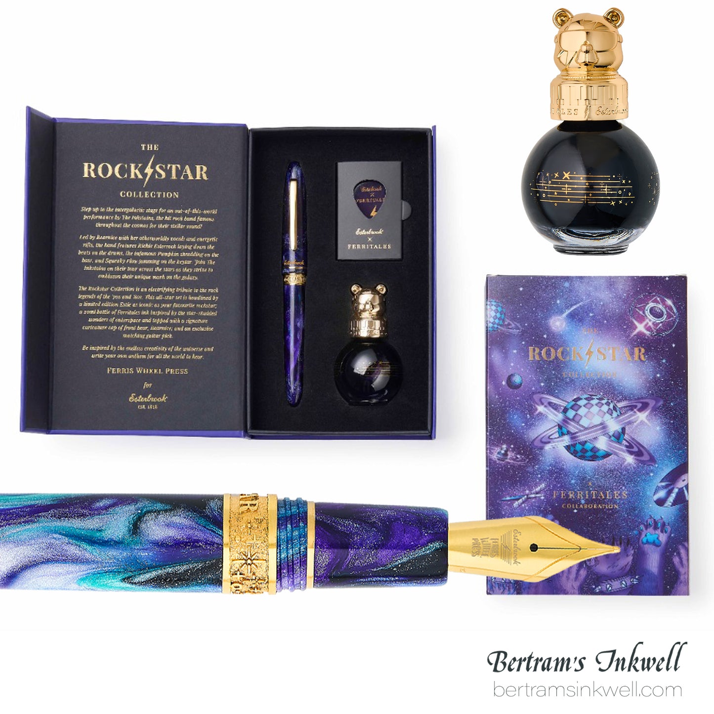 Esterbrook Estie x Ferris Wheel Press Rockstar Estie Fountain Pen Set