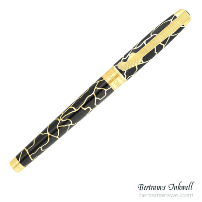 ST Dupont Line D Eternity Large Fender Black & Golden Fountain Pen