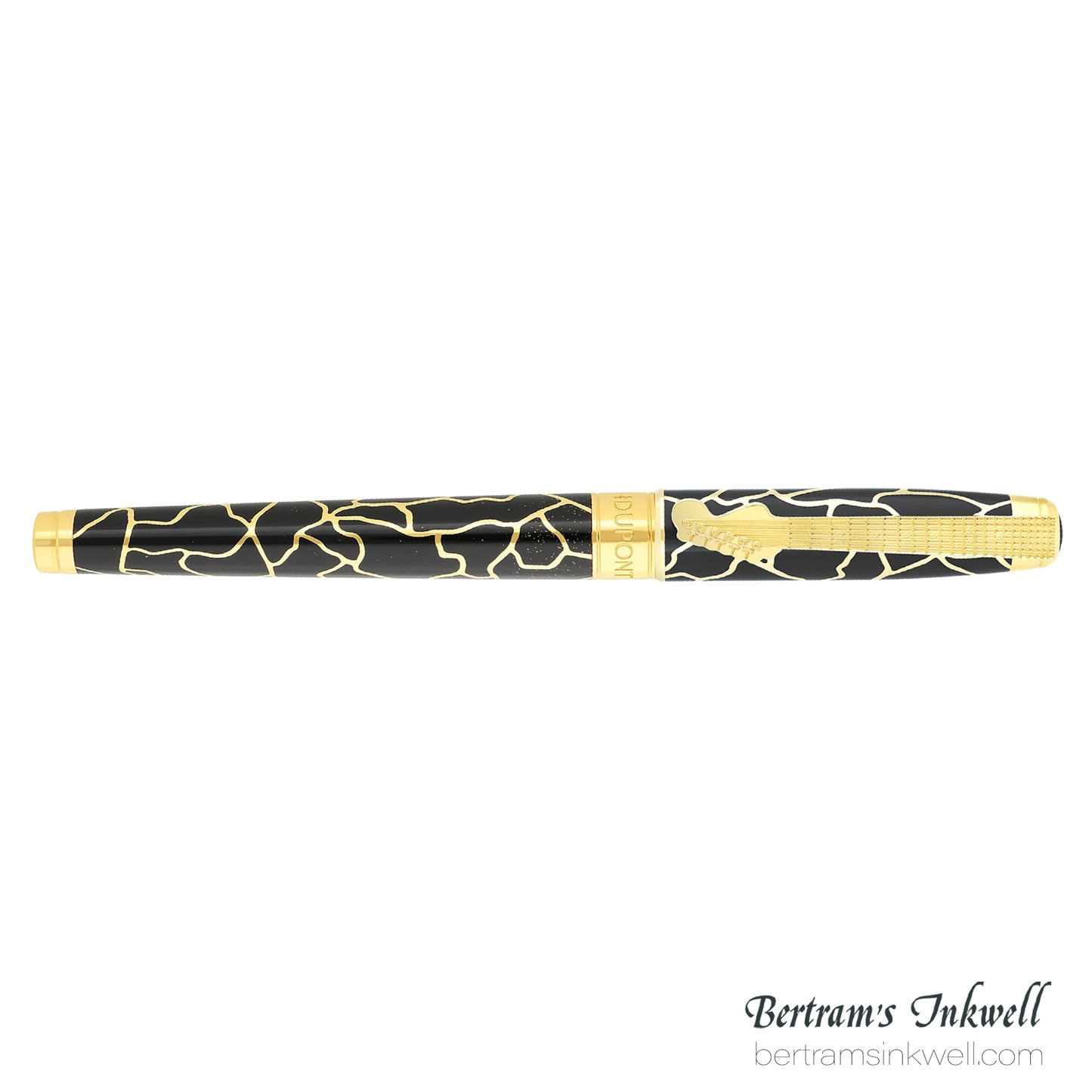 ST Dupont Line D Eternity Large Fender Black & Golden Fountain Pen
