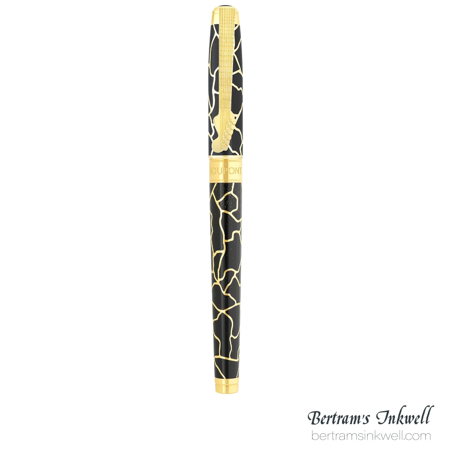 ST Dupont Line D Eternity Large Fender Black & Golden Fountain Pen