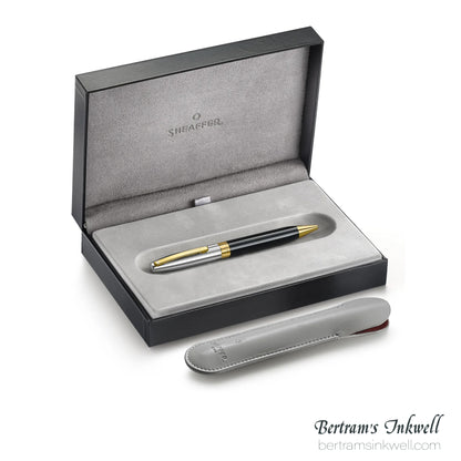 Sheaffer Legacy®  Black Lacquer with Chrome Cap 14K Gold PVD Ballpoint