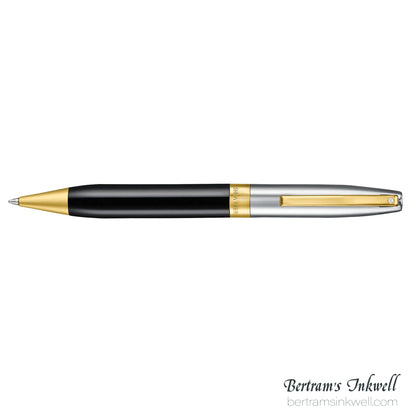 Sheaffer Legacy®  Black Lacquer with Chrome Cap 14K Gold PVD Ballpoint