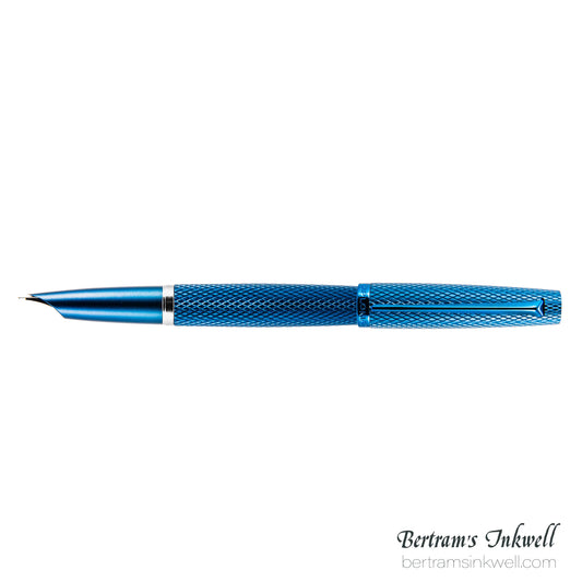 Diplomat Viper Blue Guilloche Fountain Pen