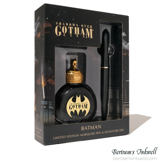 Ferris Wheel Press x Batman Marquise Fountain Pen and 38ml Ink Set