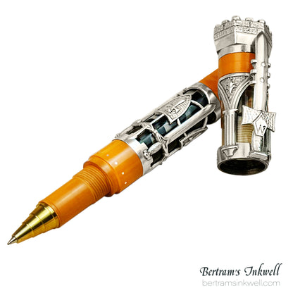 Gisi Pen Company Knights Templar Camelot Orange Limited Edition Rollerball Pen, 2005