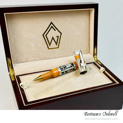 Gisi Pen Company Knights Templar Camelot Orange Limited Edition Rollerball Pen, 2005