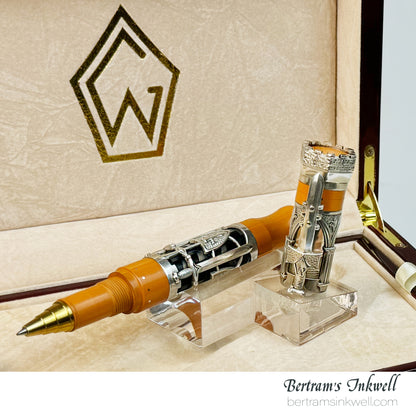 Gisi Pen Company Knights Templar Camelot Orange Limited Edition Rollerball Pen, 2005