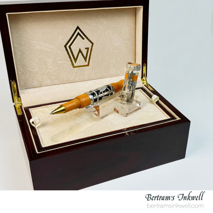 Gisi Pen Company Knights Templar Camelot Orange Limited Edition Rollerball Pen, 2005