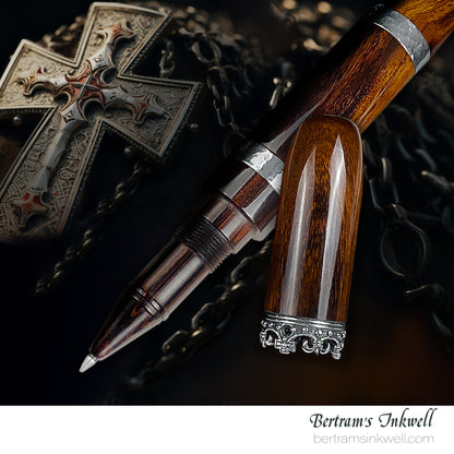 Gisi Pen Company Oversize Knights Templar Fleur Di Lis Limited Edition Rollerball Pen, 2000