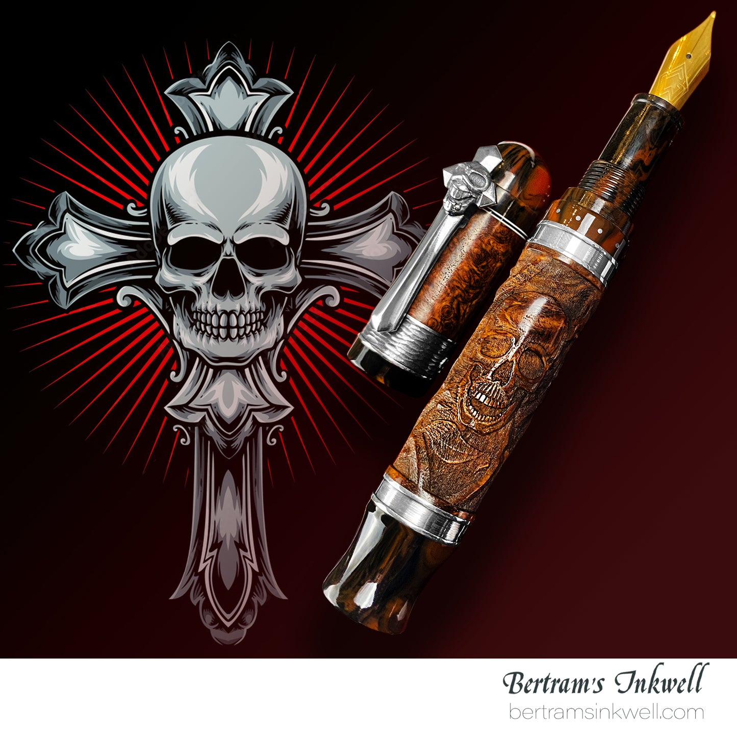 Gisi Pen Company Skull Limited Edition Fountain Pen, 2002