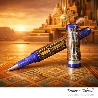 Gisi Pen Company Sonoran Deco Mosaic Inlay Limited Edition Rollerball Pen, 2000
