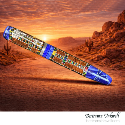 Gisi Pen Company Sonoran Deco Mosaic Inlay Limited Edition Rollerball Pen, 2000