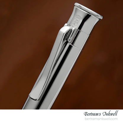 Graf Von Faber-Castell Platinum Plated Cap, Brown Perfect Pencil