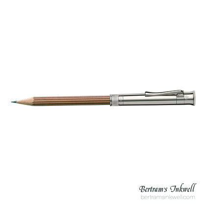 Graf Von Faber-Castell Platinum Plated Cap, Brown Perfect Pencil