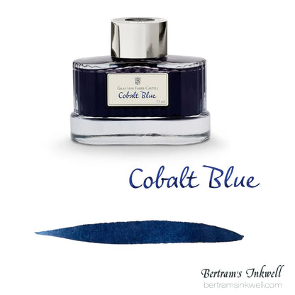 Graf von Faber-Castell Cobalt Blue Fountain Pen Ink Bottle 75ml
