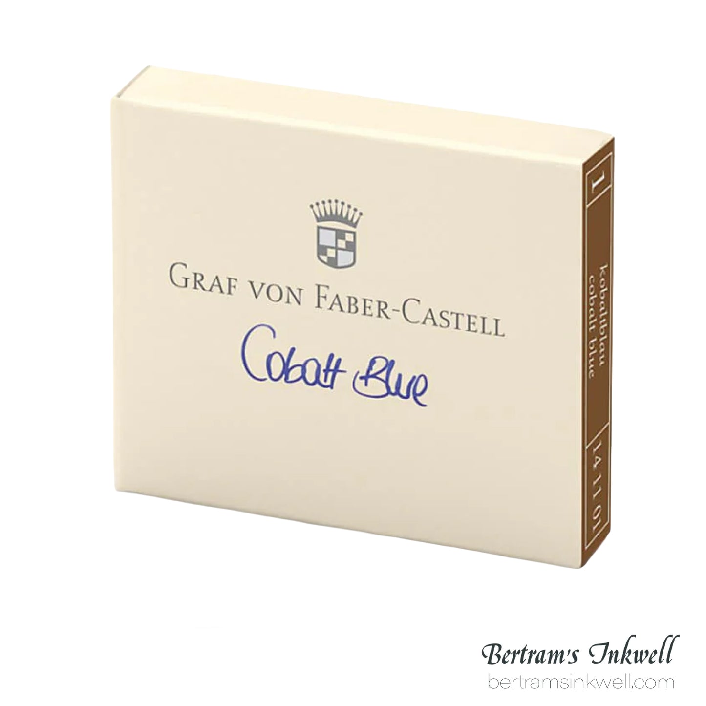 Graf von Faber-Castell Cobalt Blue Ink Cartridges (6 per box)