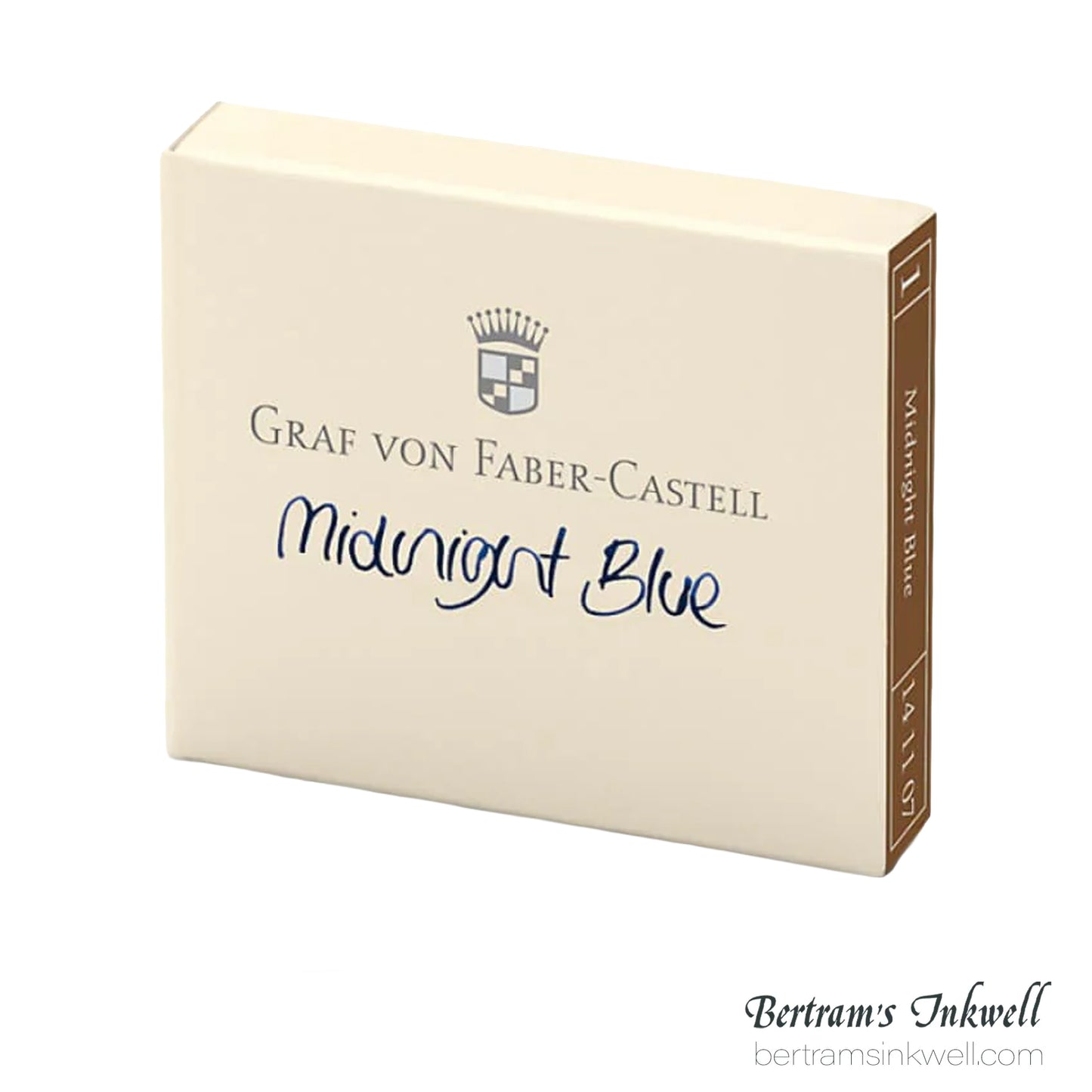 Graf von Faber-Castell Midnight Blue Ink Cartridges (6 per box)