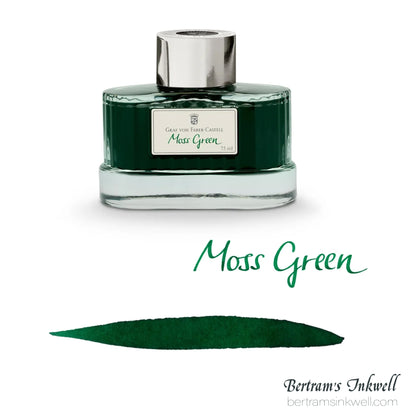 Graf von Faber-Castell Moss Green Fountain Pen Ink Bottle 75ml