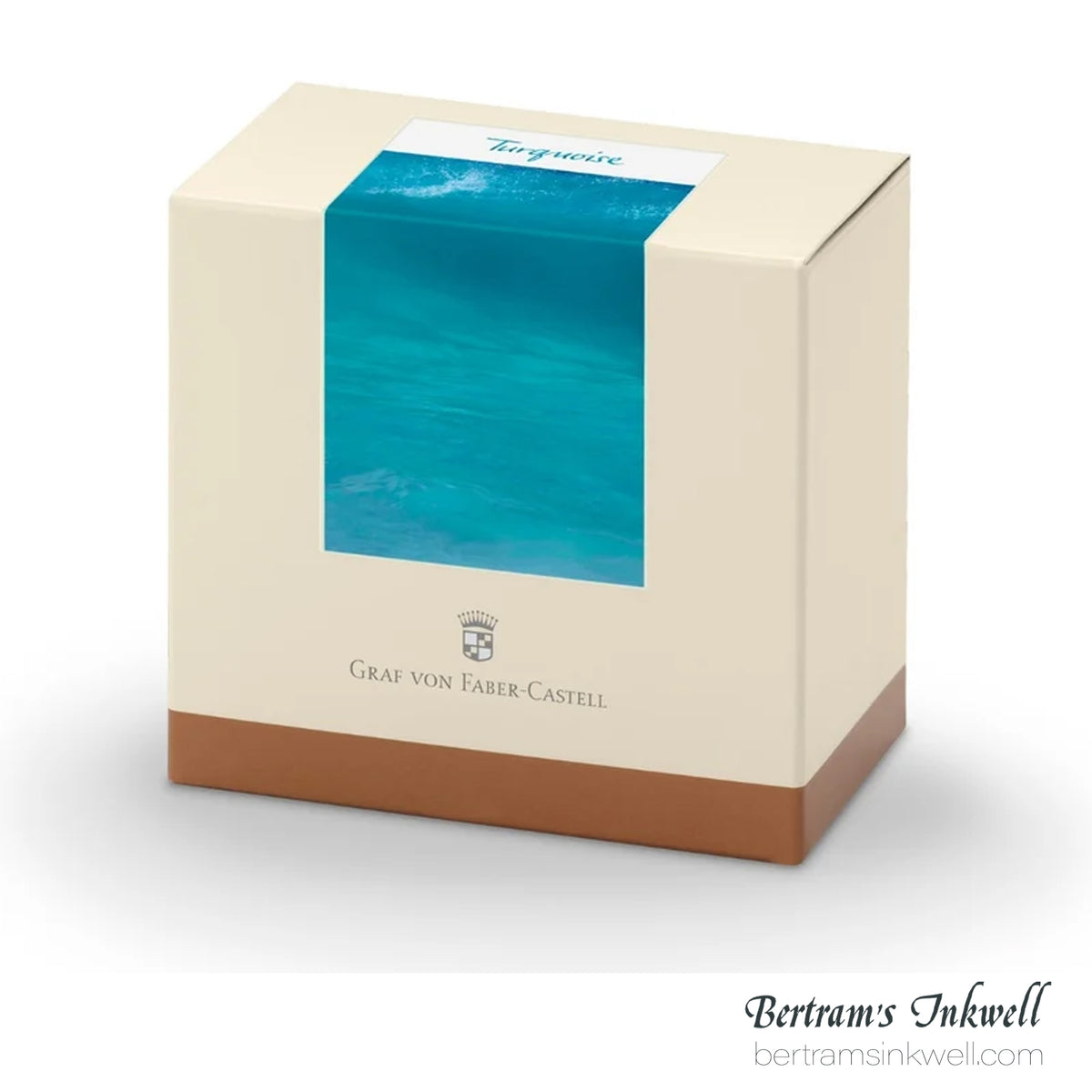 Graf von Faber-Castell Turquoise Fountain Pen Ink Bottle 75ml
