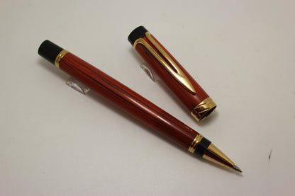 Waterman Liaison Orange/Black Ebonite Roller Ball