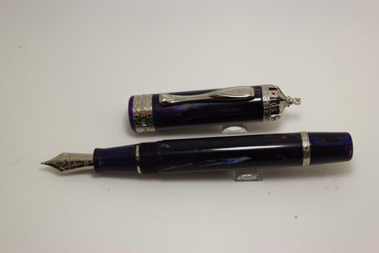 Visconti Diamond Jubilee 60th Anniversary Limited Edition Fountain Pen 23k Pd Medium Nib