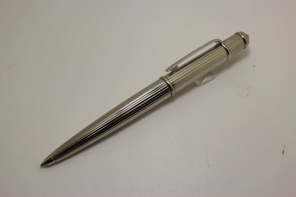 Cartier Diabolo Platinum Pinstripe Ballpoint