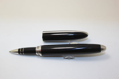 Louis Vuitton Black and Palladium trim Rollerball