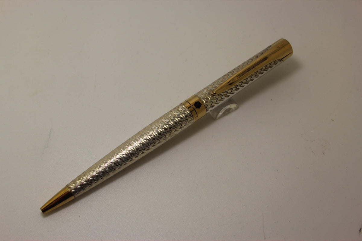 Waterman L'Etalon Sterling Silver basket weave Ballpoint