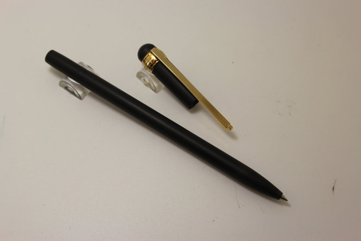 Montblanc Scenium Black with Gold Plated Trim Rollerball