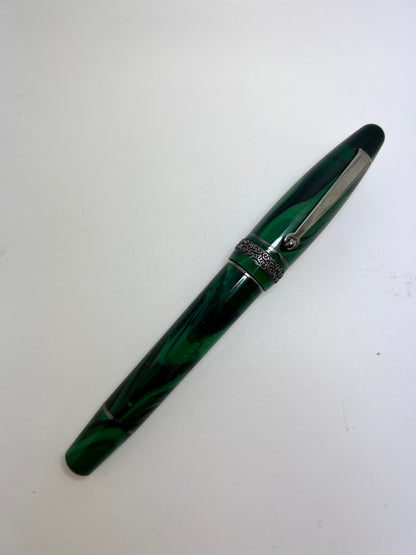 Maiora Ultra Ogiva Golden Age 2.0 Bertram's Inkwell 40th Anniversary Micro Batch Gunmetal Fountain Pen