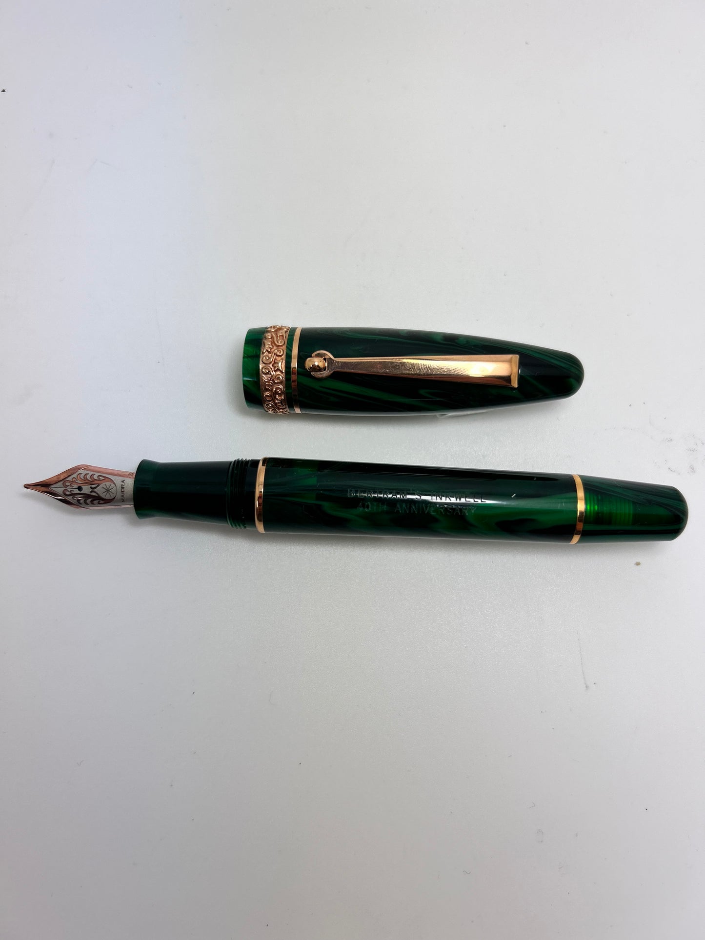 Maiora Ultra Ogiva Golden Age 2.0 Bertram's Inkwell 40th Anniversary Micro Batch - Rose Gold Fountain Pen