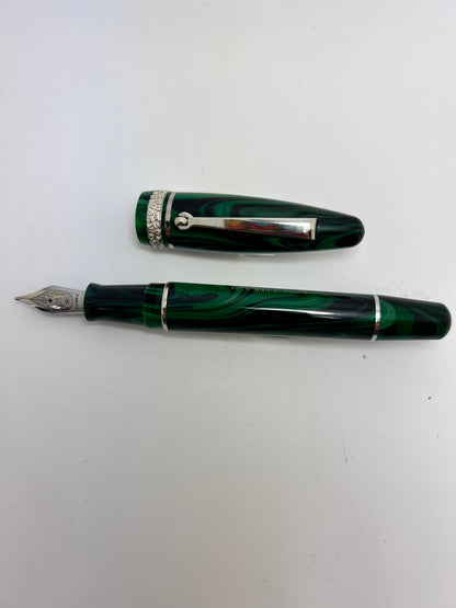 Maiora Ultra Ogiva Golden Age 2.0 Bertram's Inkwell 40th Anniversary Micro Batch Palladium Fountain Pen