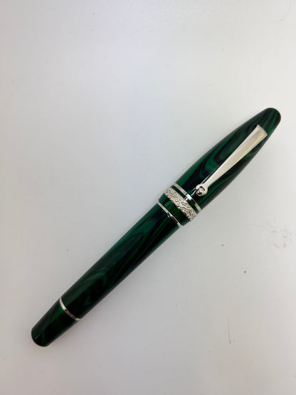 Maiora Ultra Ogiva Golden Age 2.0 Bertram's Inkwell 40th Anniversary Micro Batch Palladium Fountain Pen