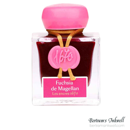 J. Herbin 1670 Fuchsia de Magellan Fountain Pen Ink Bottle 50ml