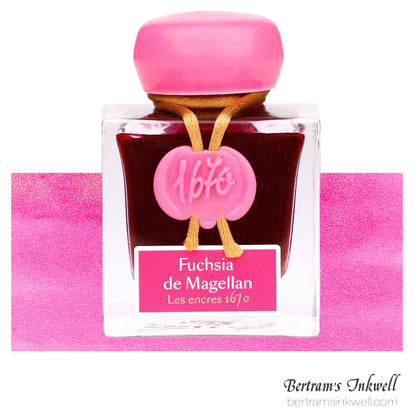 J. Herbin 1670 Fuchsia de Magellan Fountain Pen Ink Bottle 50ml